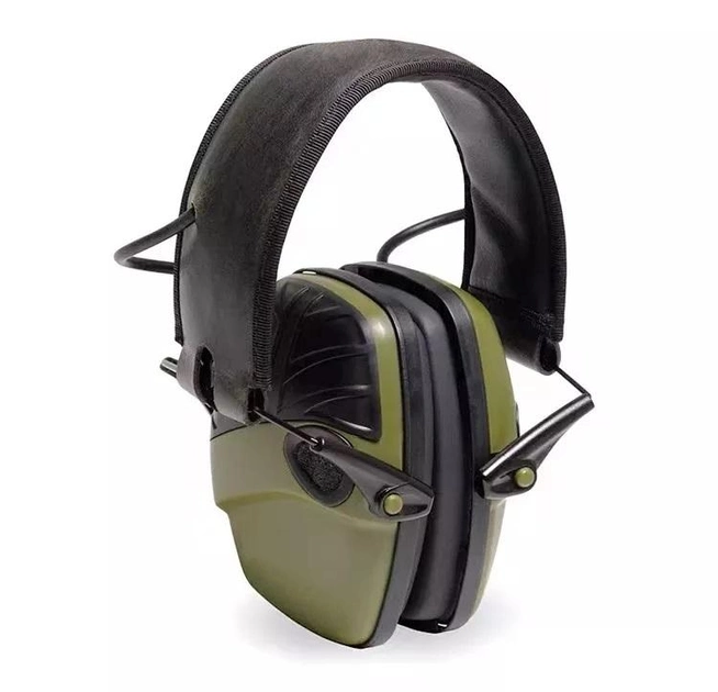 Активні навушники ProTac Slim Green + кріплення на шолом каску з рейками ARC (FAST, ТОР-Д, ACH MICH) (127900kr) - зображення 2