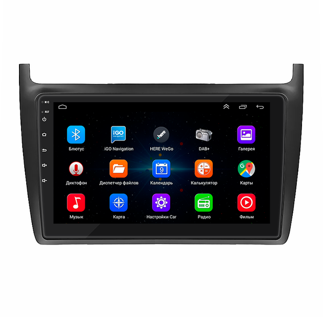 Штатная магнитола 9" Lesko для Volkswagen Polo V 2009-2015 1/16Gb/ Wi-Fi Optima Вольксваген - изображение 2