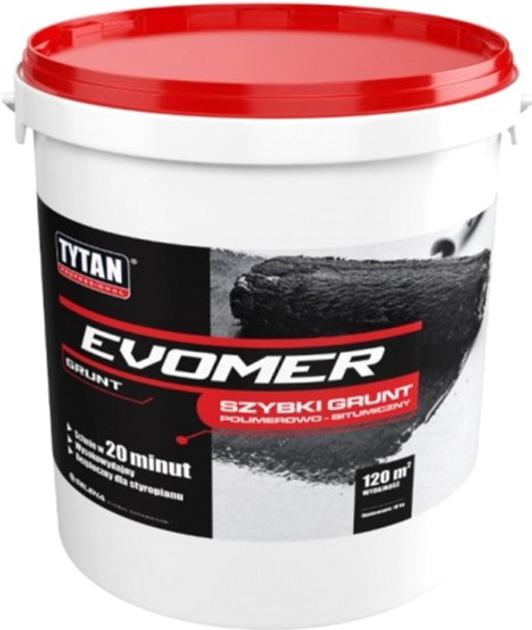 Быстрый битумно-полимерный праймер Tytan Professional Evomer 9 кг ...