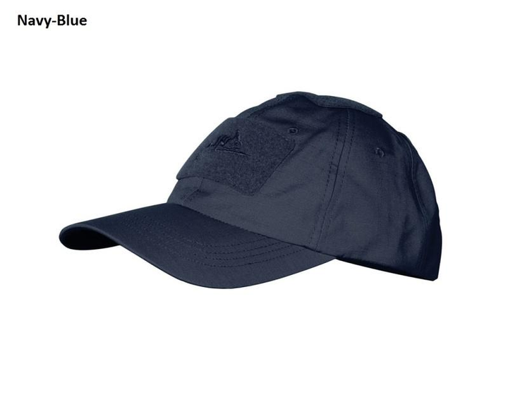 Тактична кепка Helikon-Tex Baseball CAP CZ-BBC-PR - PolyCotton Ripstop Синій (Navy) - зображення 1