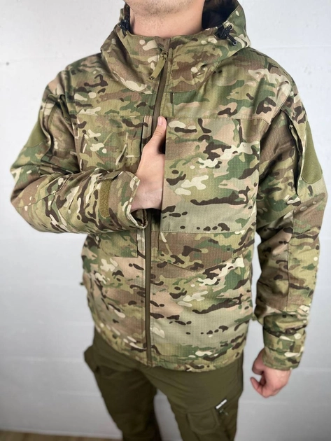 Зимняя теплая мужская куртка Рипстоп размер М - изображение 2