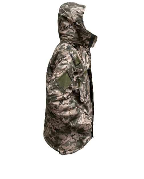 Формована чоловіча куртка демісезонна піксель розмір 50 - зображення 2