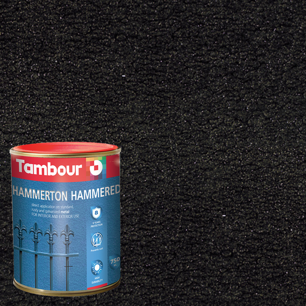Краска по металлу HAMMERTON HAMMERED молотковый эффект 303 - изображение 3
