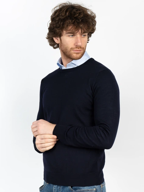 Sweter męski ciepły Vela Blu V22930-663 XL Ciemnoniebieski (2000377675069) - obraz 4