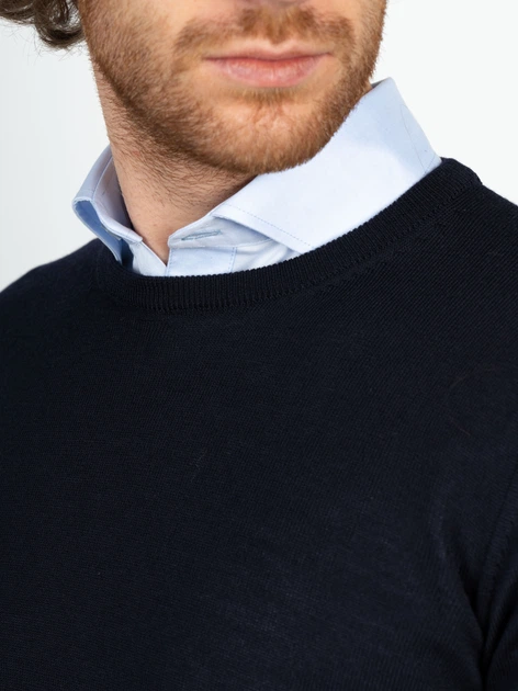 Sweter męski ciepły Vela Blu V22930-663 XL Ciemnoniebieski (2000377675069) - obraz 5