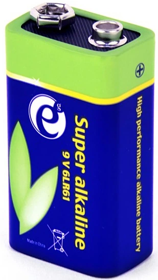 Bateria alkaliczna EnerGenie 6LR61 1 szt. (EG-BA-6LR61-01) - obraz 2