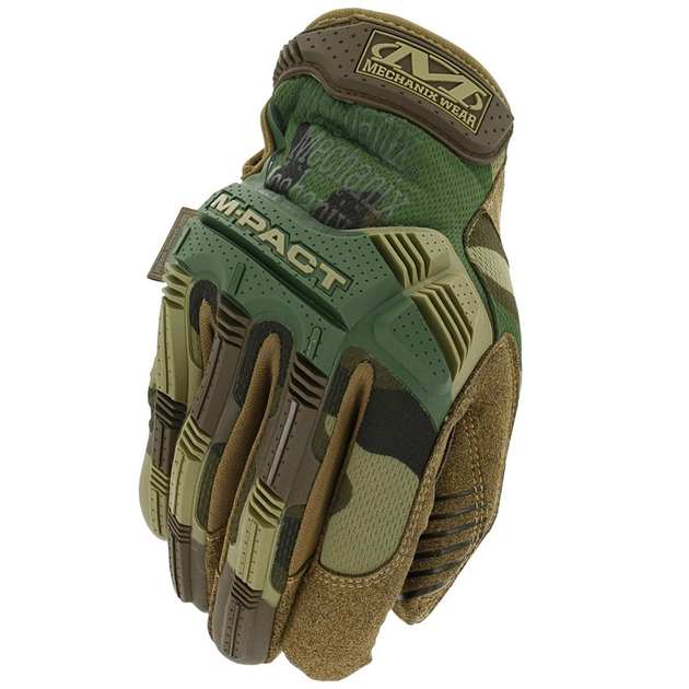 Тактичні Рукавички Mechanix Wear M-Pact Woodland New M - зображення 1