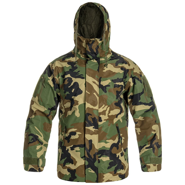 Куртка Mil-Tec Тепла Тактична Ecwcs Wet Weather Gen.II З Підкладкою Woodland XXL - зображення 1