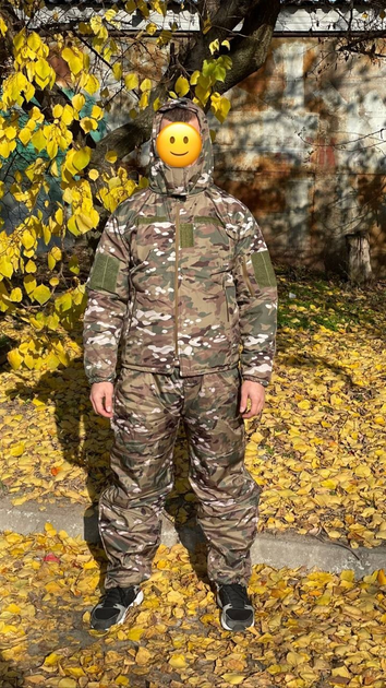 Зимова Форма Штані+Куртка Softshell Ukr-Tac Мультикам S - зображення 1