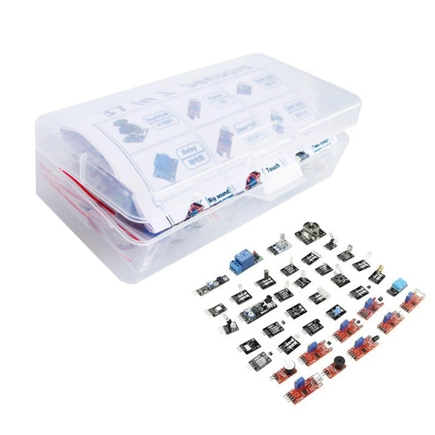 Модули датчики для Arduino Raspberry Pi SENSOR KIT в кейсе набор, 37 ...
