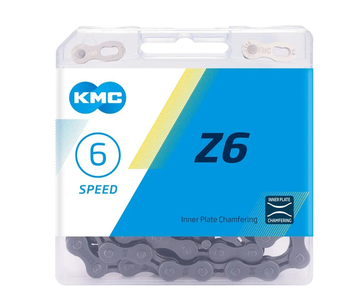 Цепь велосипедная KMC Z6, 6 скоростей, с замком – фото, отзывы ...