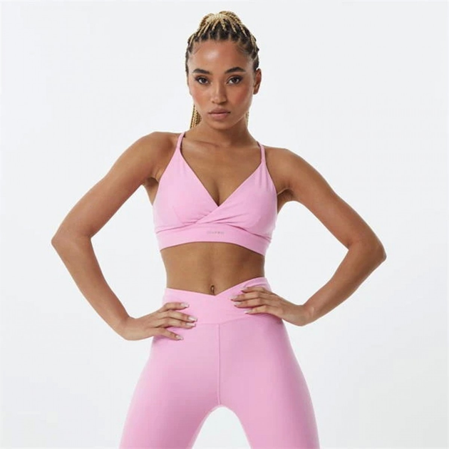 USA Pro Women Seamless Adjustable Sports Bra Foxglove Pink 10 (38) :  : Fashion