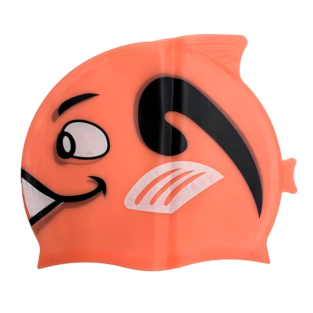 Шапочка для плавання дитяча Newt Fish помаранчова NE-SW-390-OR - зображення 2