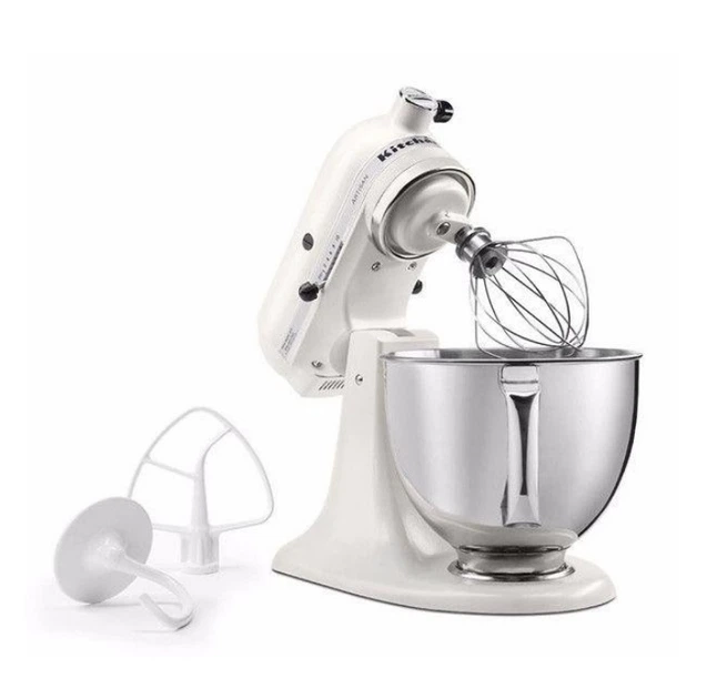 Кухонна машина KitchenAid Artisan 4,8 л 5KSM175PSEWH з відкидним блоком білий - изображение 2