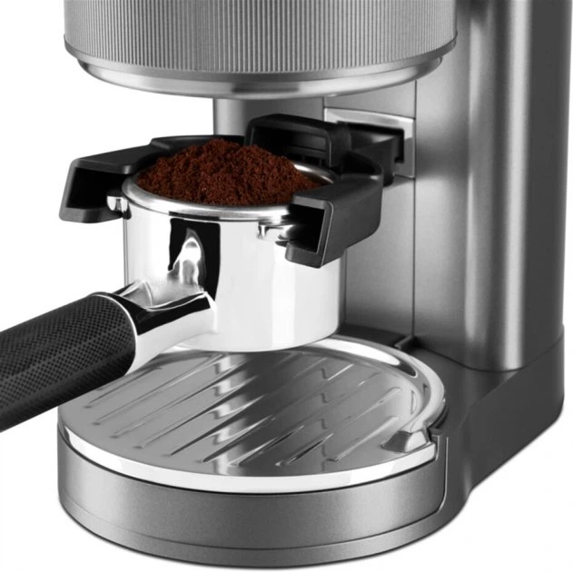 Кавомолка KitchenAid Artisan 5KCG8433EMS 150 Вт сіра - зображення 5
