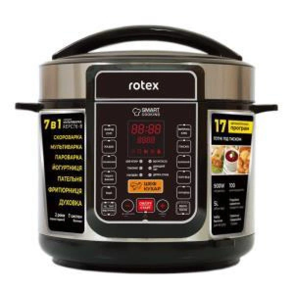 Мультиварка-скороварка ROTEX REPC76-B - Фото 1 Мультиварка-скороварка ROTEX REPC76-B - изображение 1