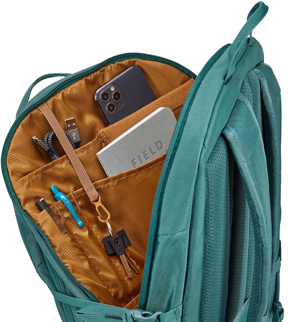 Рюкзак для ноутбука Thule EnRoute 26L 15.6" TEBP4316 Mallard Green (3204847) - Фото 6 Рюкзак для ноутбука Thule EnRoute 26L 15.6" TEBP4316 Mallard Green (3204847) - изображение 6