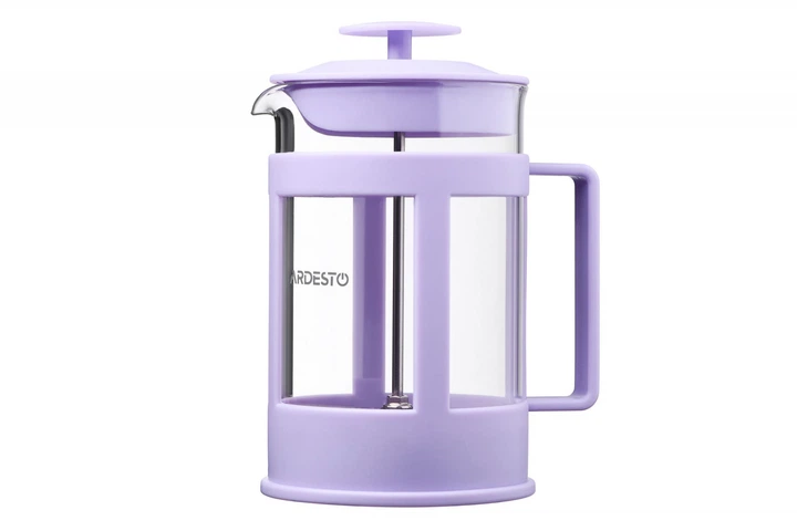 Френч-пресс Ardesto Fresh, 800 мл, лиловый, пластик, стекло AR1008LF - Фото 2 Френч-пресс Ardesto Fresh, 800 мл, лиловый, пластик, стекло AR1008LF - изображение 2