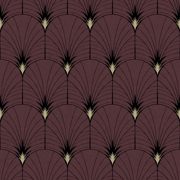Паперові шпалери (Экологическичистые шпалери) Decoprint Ecodeco Essentials EE22540 бордовий абстрактний - зображення 1