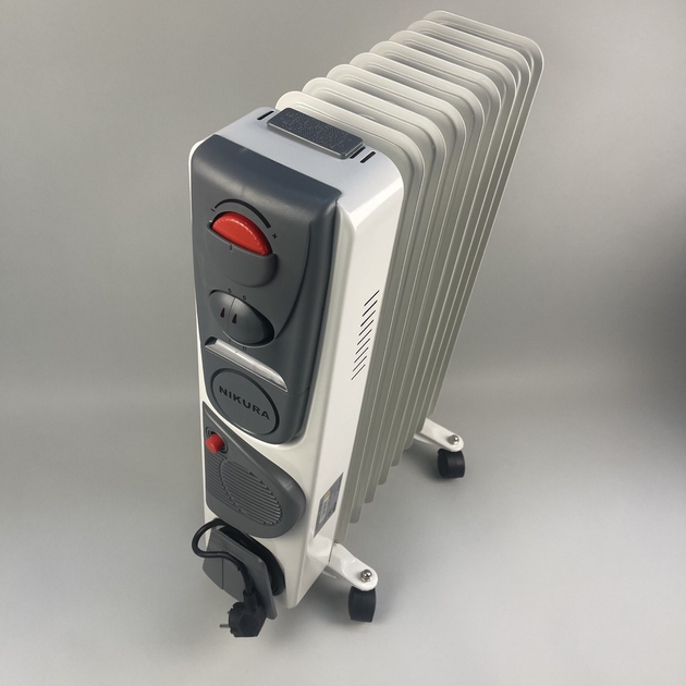 Масляный обогреватель NIKURA НY-В4-9F 2000W 9 секций, с конвекцией ...