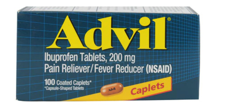 Жаропонижающее и обезболивающее средство, Advil, 100 таблеток - изображение 1