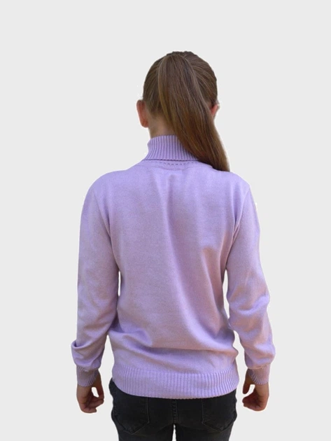 Детская водолазка-гольф для девочки ARTKNIT 25419 116-122 см Сиреневая (4823093437937) - Фото 4 Детская водолазка-гольф для девочки ARTKNIT 25419 116-122 см Сиреневая (4823093437937) - изображение 4