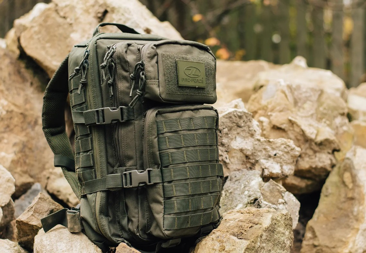 Рюкзак тактичний Highlander Recon Backpack 28L Olive (TT167-OG) - зображення 2