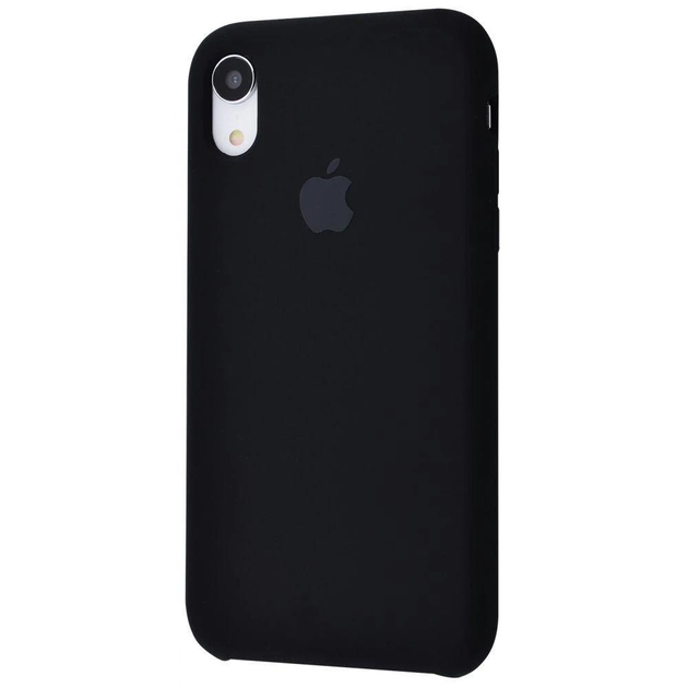 Silicone case iPhone Xr Black