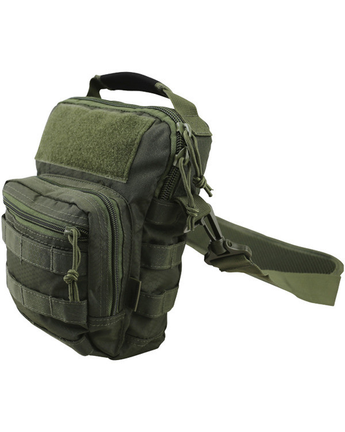Сумка на плечі Kombat Hex-Stop Explorer Shoulder Bag оливковий - зображення 1