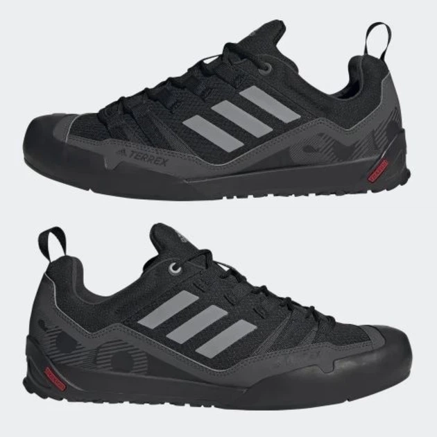 Чоловічі кросівки для туризму adidas Terrex Swift Solo 2 GZ0331 43.5 (9UK) 27.5 см Чорні (4064055908991) - зображення 4