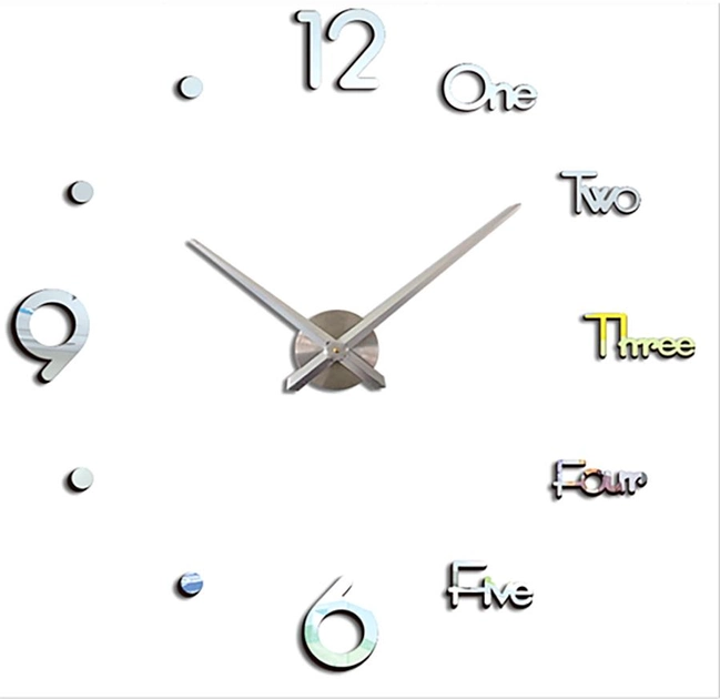 Акция на Настінний годинник Mindo MD17102, 3Д, великий от Rozetka