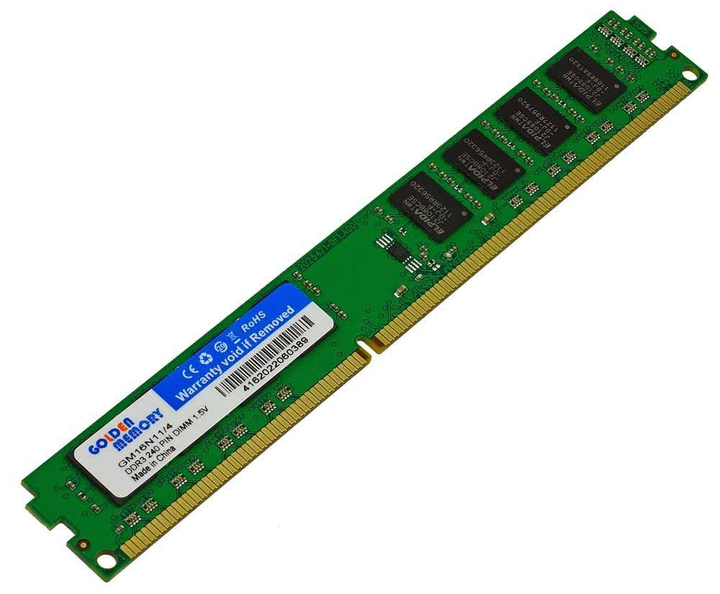 Оперативная память DDR3-1600 4GB PC3-12800 1.5V Golden Memory GM16N11/4 ...