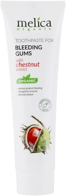 Зубная паста с экстрактом каштана - Melica Organic 100ml (381395-21609) - Фото 1 Зубная паста с экстрактом каштана - Melica Organic 100ml (381395-21609) - изображение 1