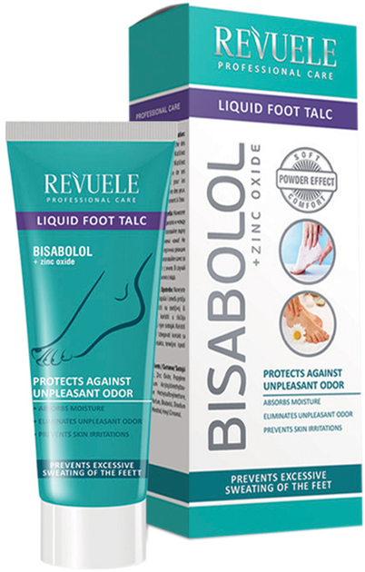 Жидкий тальк для ног Revuele Professional Care Liquid Foot Talc 80 мл ...