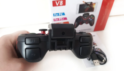 Беспроводной Bluetooth джойстик геймпад для мобильного телефона смартфона V8 PC Android iOS черный - изображение 4