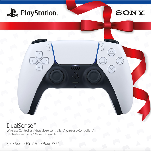 Беспроводной геймпад PlayStation 5 Dualsense White для PS5/PS 5 Digital ...
