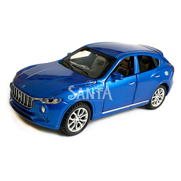 Игрушечная машинка металлическая Maserati Levante Мазерати Леванте АвтоЕксперт синий, звук, свет, иннерция, откр. двери, капот, багажник, 14*6*5 см (41094W) - Фото 2 Игрушечная машинка металлическая Maserati Levante Мазерати Леванте АвтоЕксперт синий, звук, свет, иннерция, откр. двери, капот, багажник, 14*6*5 см (41094W) - изображение 2