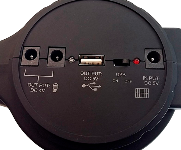Автономный многофункциональный фонарь на солнечной батарее XPRO 10W+22 SMD LED с радио, Power bank и MP3 черный (XPRO_1763) - Фото 3 Автономный многофункциональный фонарь на солнечной батарее XPRO 10W+22 SMD LED с радио, Power bank и MP3 черный (XPRO_1763) - изображение 3