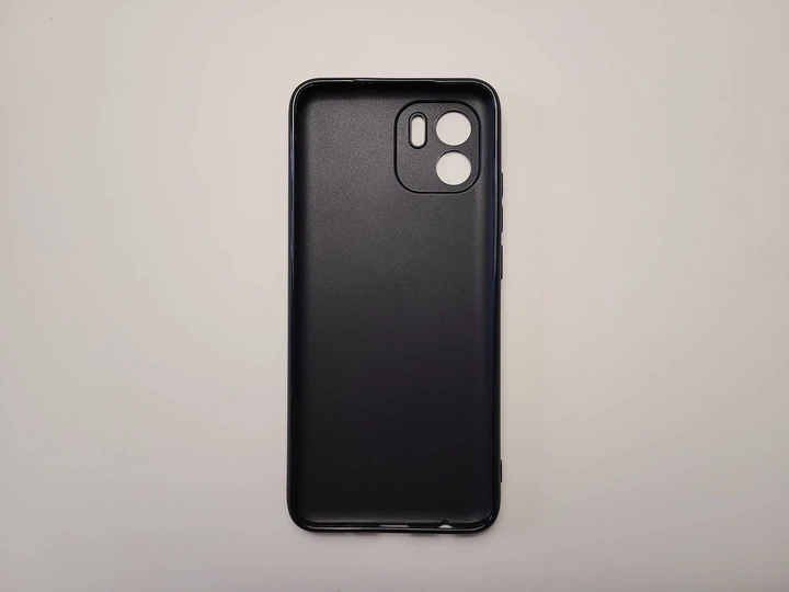 Чохол TPU Matte для Xiaomi Redmi A1, Redmi A2 бампер чорний - Фото 2 Чохол TPU Matte для Xiaomi Redmi A1, Redmi A2 бампер чорний - зображення 2
