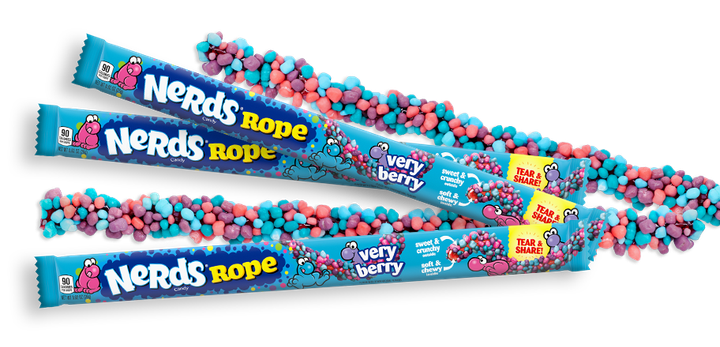 Цукерки з драже нердси Nerds Rope Very Berry 26г - зображення 2