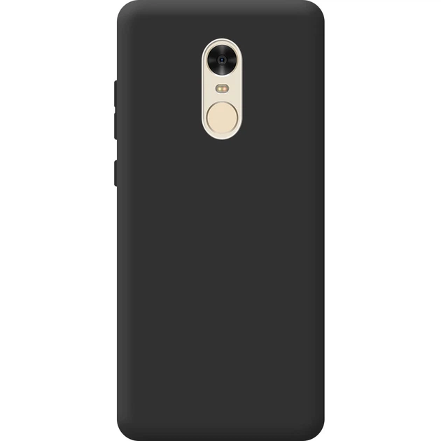 Силиконовый чехол Xiaomi Redmi Note 4 Черный (26251) - Фото 1 Силиконовый чехол Xiaomi Redmi Note 4 Черный (26251) - изображение 1