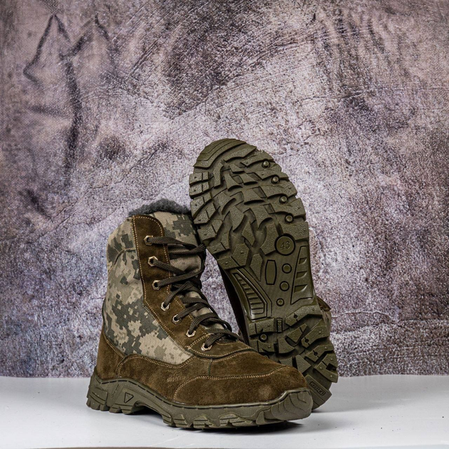 Зимние тактические берцы Nato Хаки, Ботинки из натуральной кожи. 38 - изображение 2