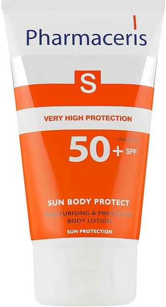 Гідроліпідний захисний бальзам для тіла Pharmaceris S Sun Body Protect SPF50+ 150ml - Фото 2 Гідроліпідний захисний бальзам для тіла Pharmaceris S Sun Body Protect SPF50+ 150ml - зображення 2