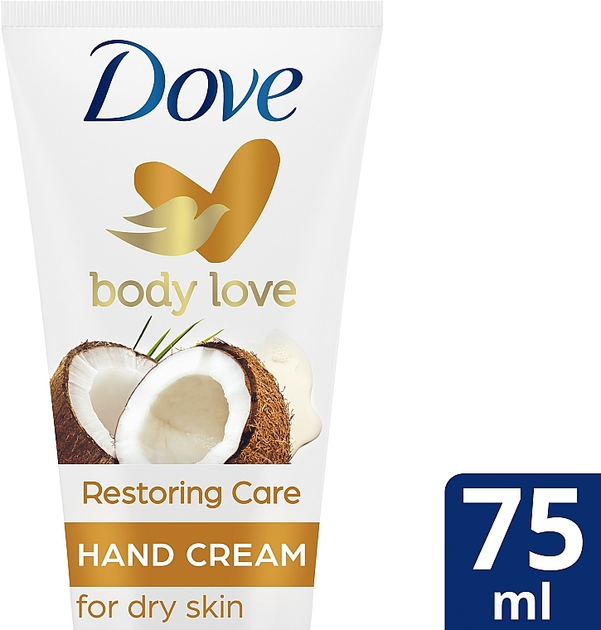Крем для рук с кокосовым маслом и миндальным молочком - Dove Nourishing ...