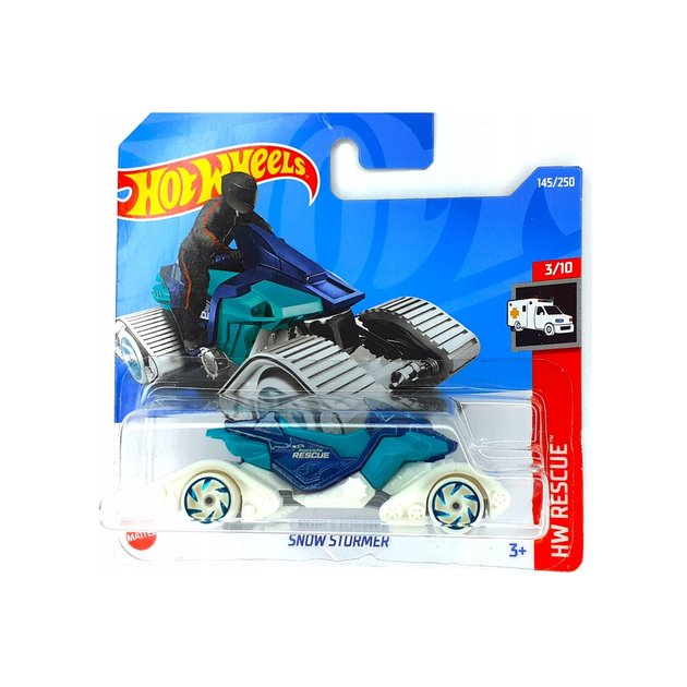 Снегоход Хот Вилс 1:64 Snow Stormer коллекция HW Rescue Hot Wheels