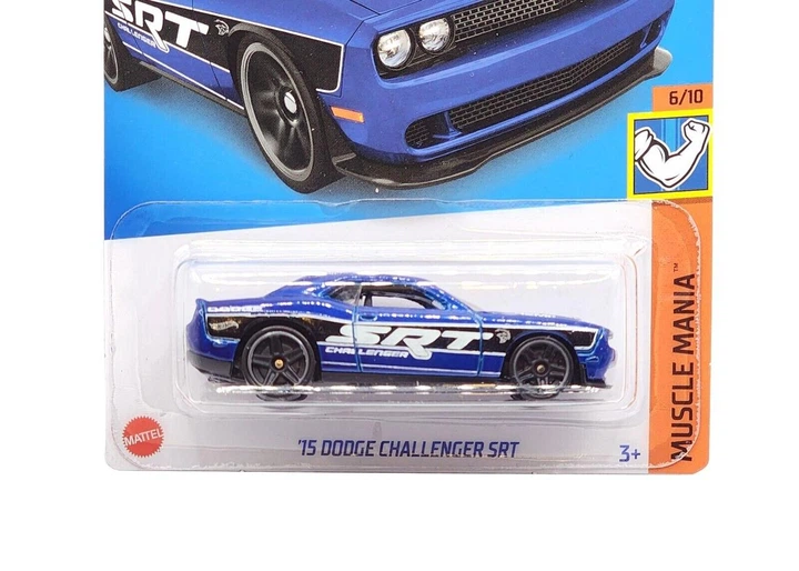 Машинка Хот Вилс 1:64 15 Dodge Challenger SRT коллекция Muscle