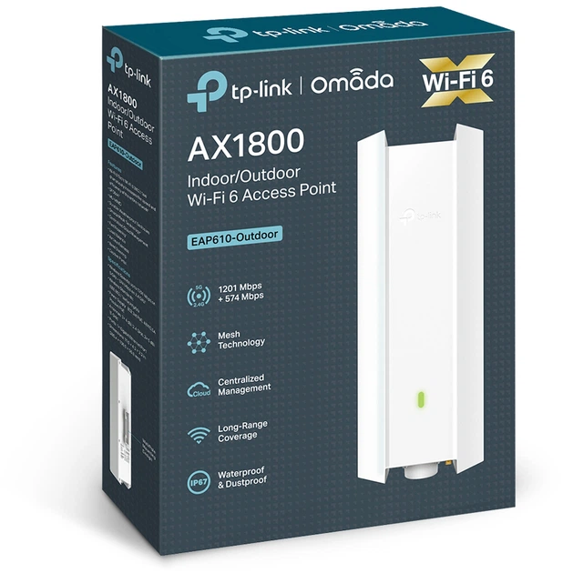 Punkt dostępu TP-LINK Omada EAP610-Outdoor WiFi 6 - obraz 5