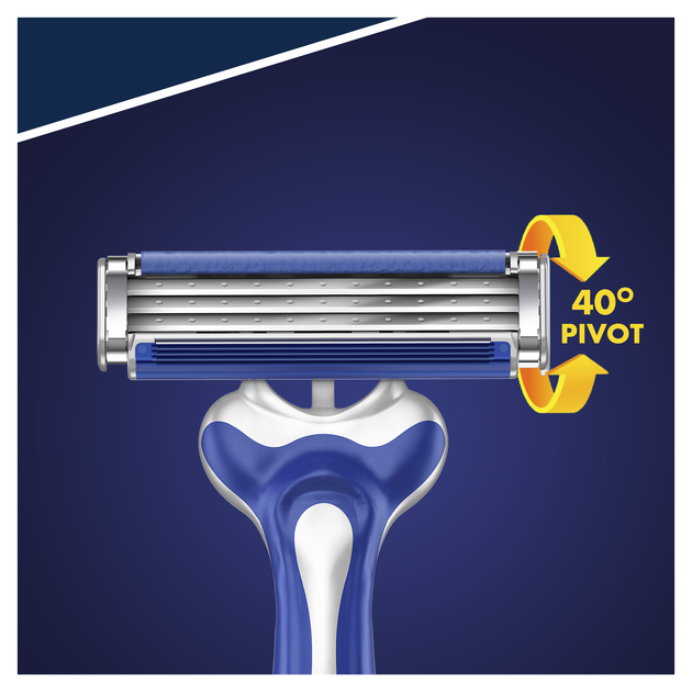 Одноразовые станки для бритья (Бритвы) мужские Gillette Blue 3 Comfort 8 шт (7702018604319) - изображение 2