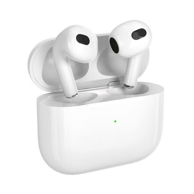 Наушники беспроводные Bluetooth Borofone Model:BW13-TWS с кейсом зарядкой White - изображение 3