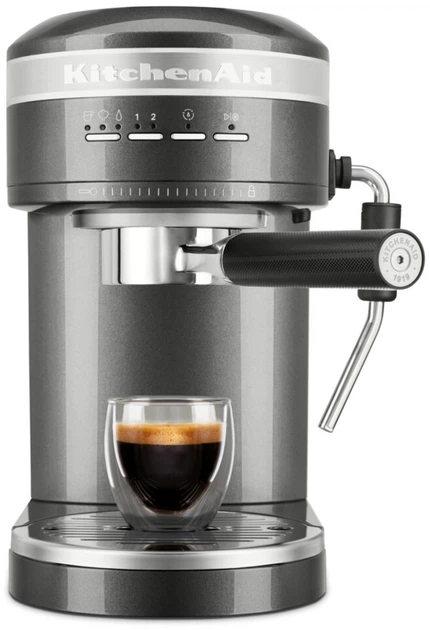 Кавоварка рожкова KitchenAid Artisan 5KES6503EMS - Фото 3 Кавоварка рожкова KitchenAid Artisan 5KES6503EMS - зображення 3
